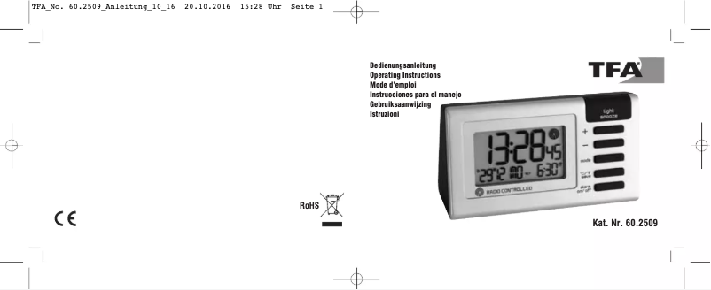 Imagen de la primera página del manual del dispositivo 60.2509