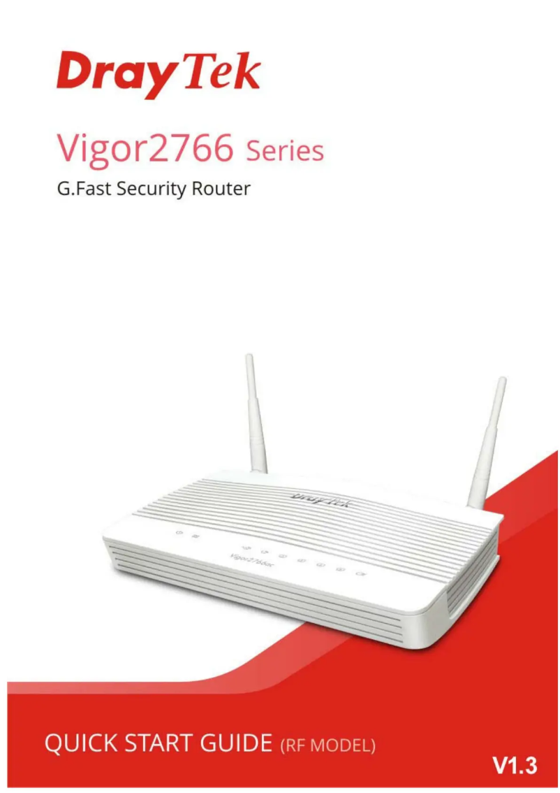 Página 1 del manual Guía de inicio rápido Draytek Vigor 2766ac