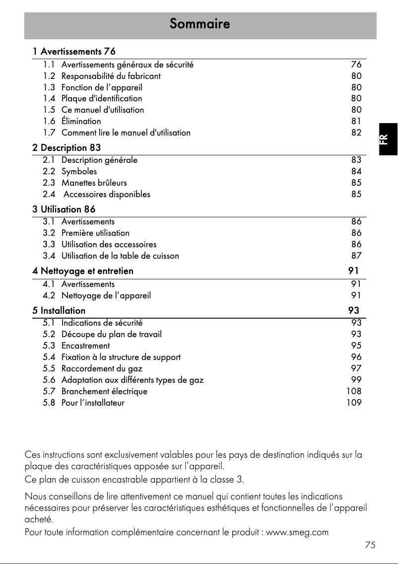 Imagen de la primera página del manual del dispositivo SR34SGH3