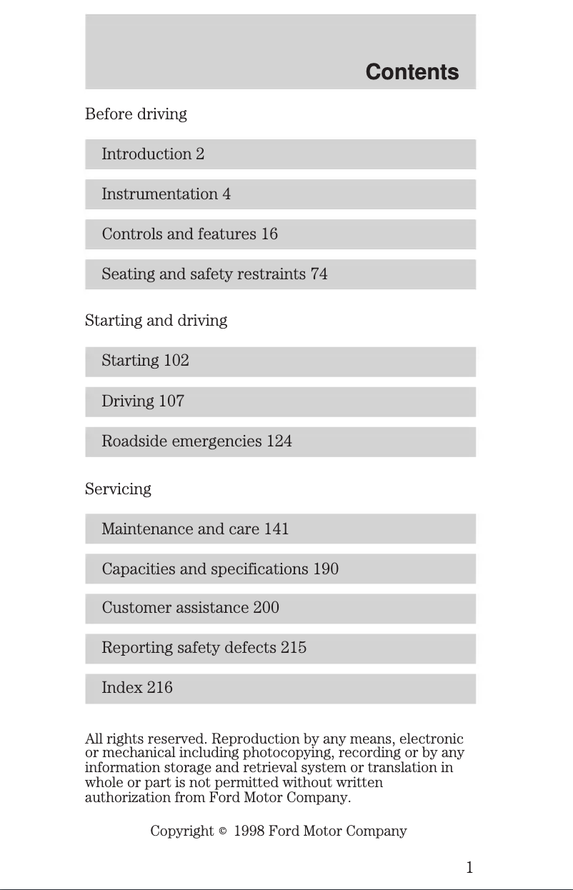 Imagen de la primera página del manual del dispositivo Taurus (1999)