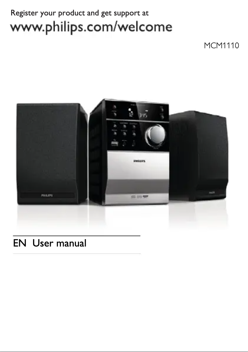 Imagen de la primera página del manual del dispositivo MCM1110