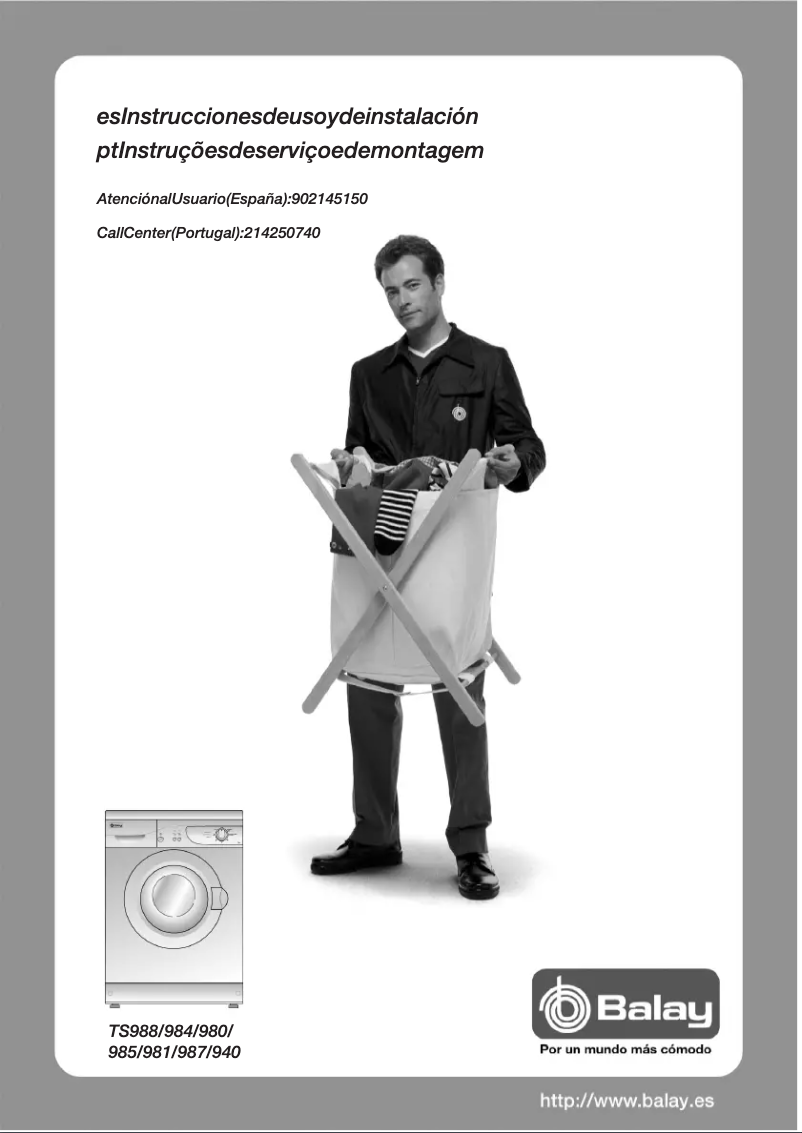 Imagen de la primera página del manual del dispositivo 3TS987T