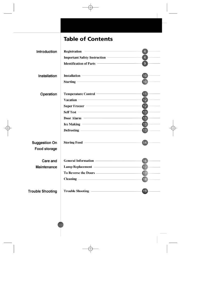Imagen de la primera página del manual del dispositivo GR-379GVCA
