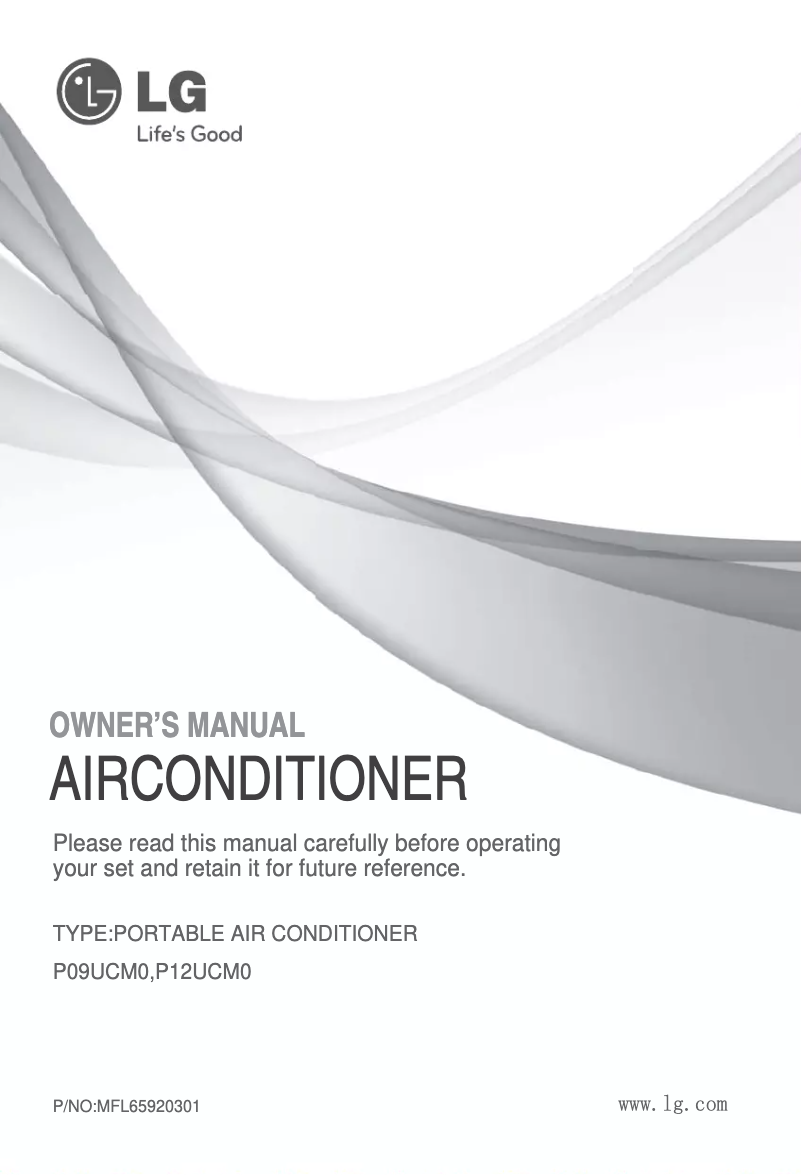 Imagen de la primera página del manual del dispositivo P09UCM0