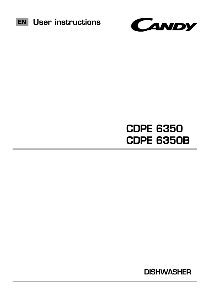 Imagen de la primera página del manual del dispositivo CDPE 6350B-80