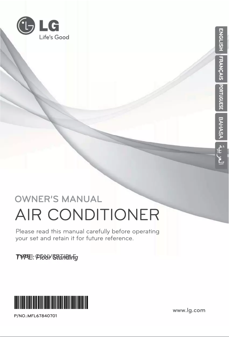 Página 1 del manual Manual de usuario LG TPNH808FLA4