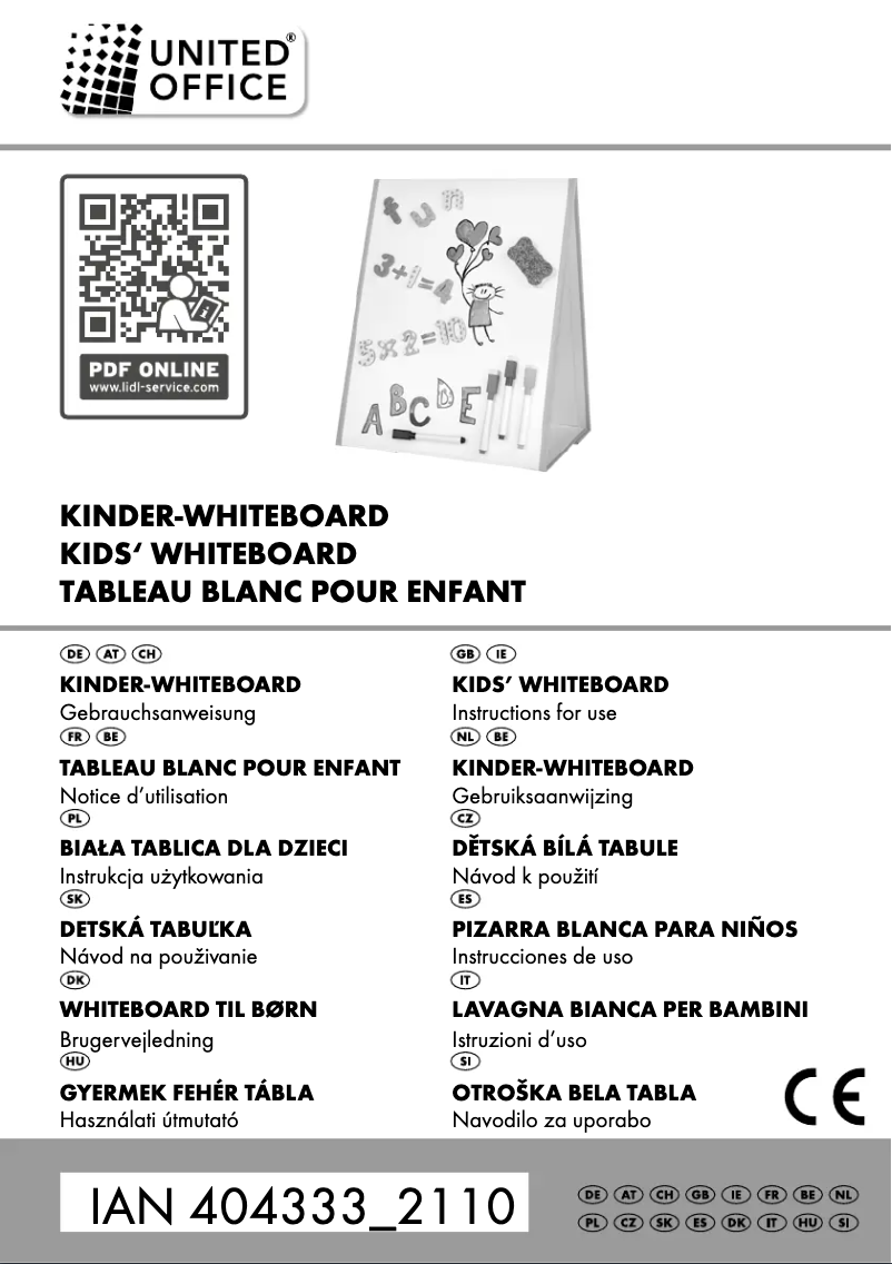 Imagen de la primera página del manual del dispositivo IAN 404333