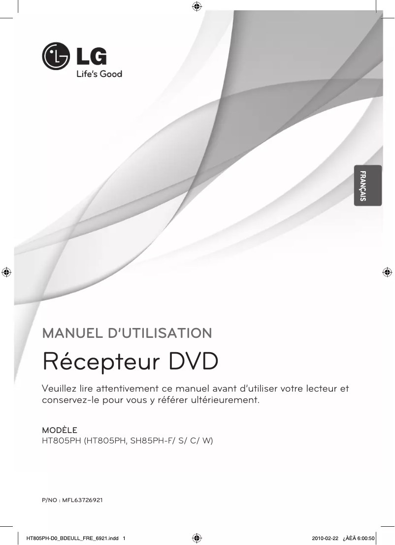 Imagen de la primera página del manual del dispositivo HT805PH