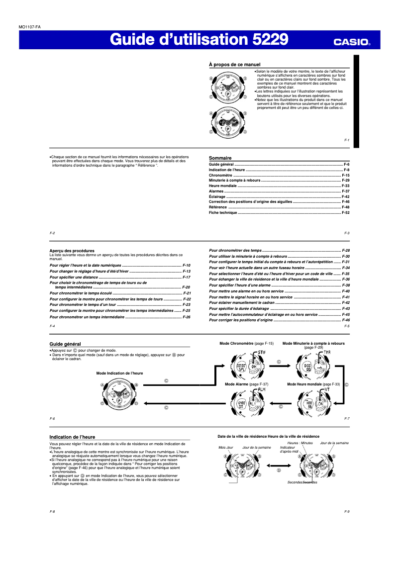 Página 1 del manual Manual de usuario Casio GA-200SH-8AER