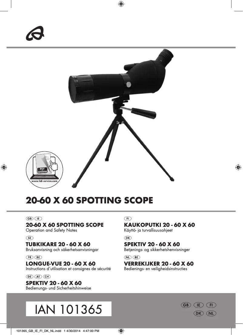 Página 1 del manual Manual de usuario Auriol IAN 101365