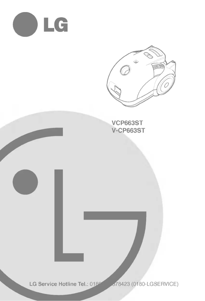 Página 1 del manual Manual de usuario LG V-CP663STS