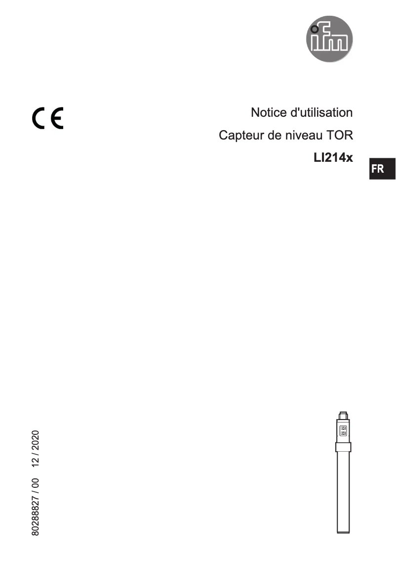 Imagen de la primera página del manual del dispositivo LI2142