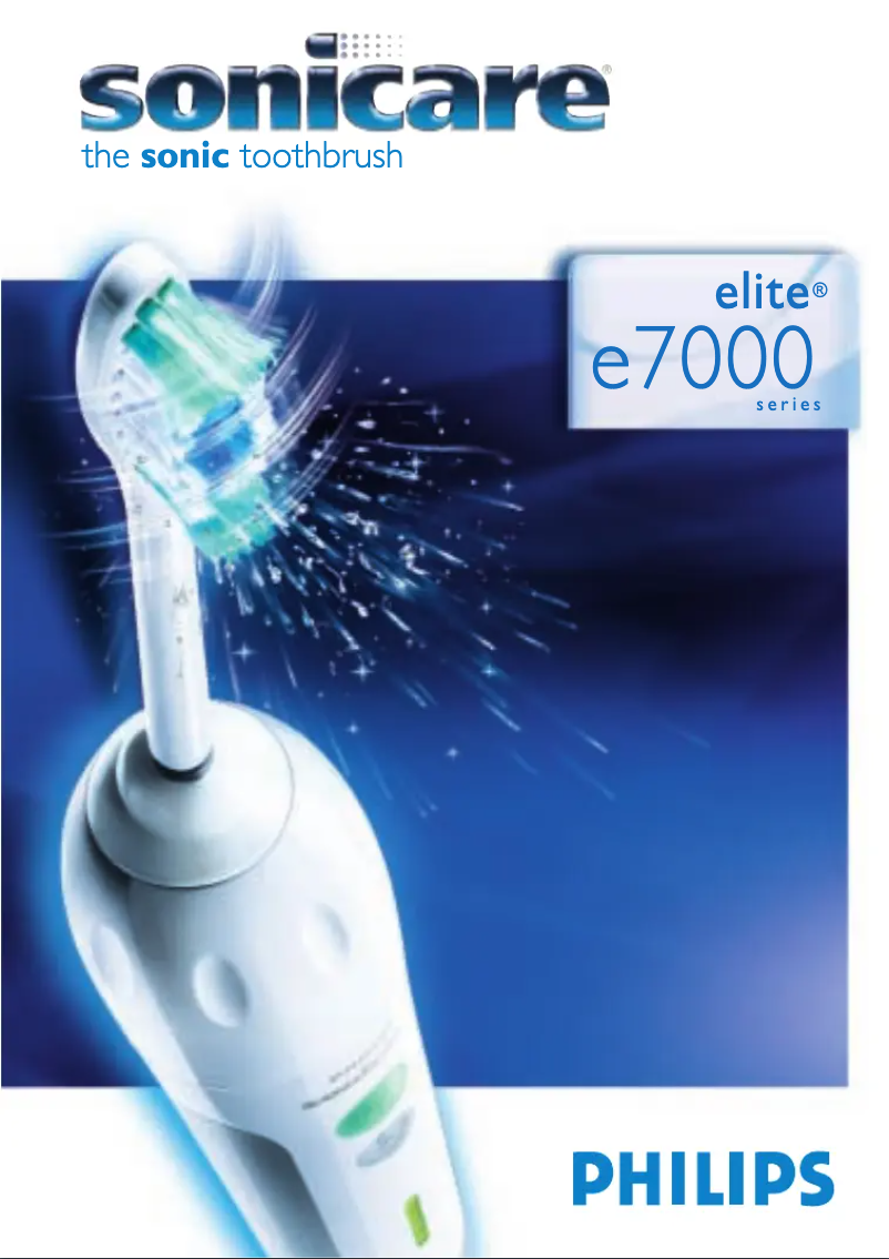 Página 1 del manual Manual de usuario Philips Sonicare Elite HX7361