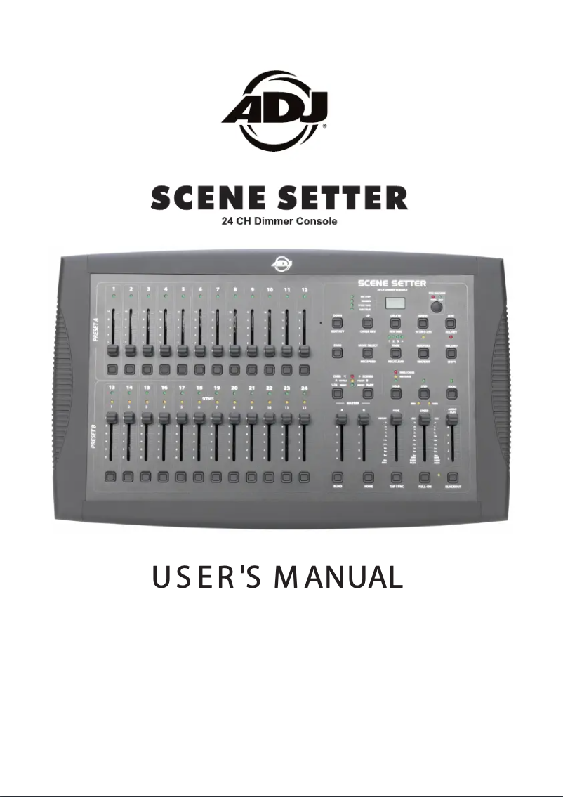 Página 1 del manual Manual de usuario LUPO Scene Setter DC-1224