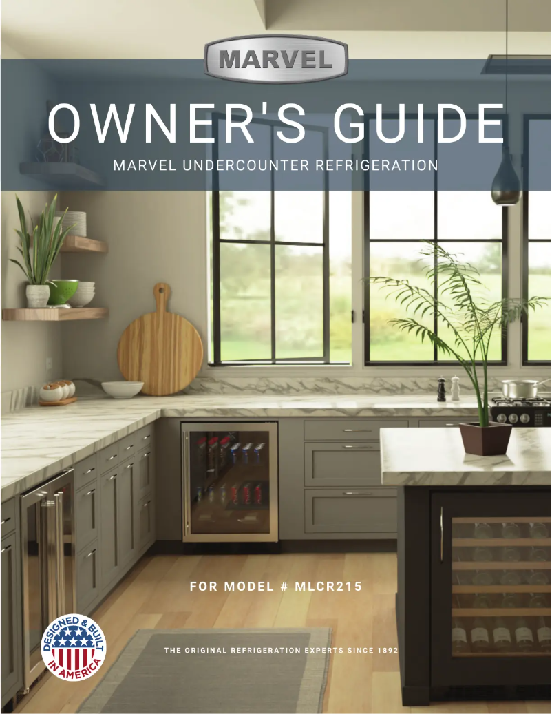 Página 1 del manual Manual de usuario Marvel MLCR215SS01A
