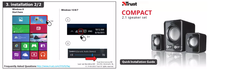 Página 1 del manual Manual de usuario Trust Ziva Compact 2.1