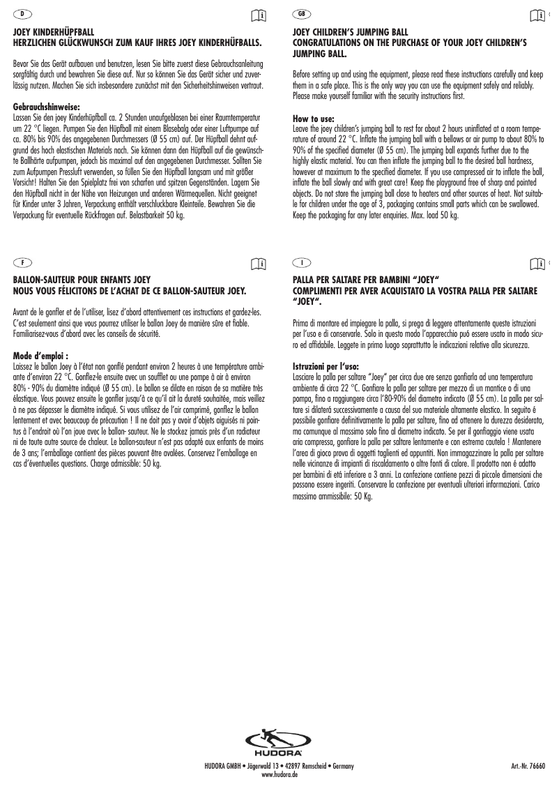 Imagen de la primera página del manual del dispositivo 76660