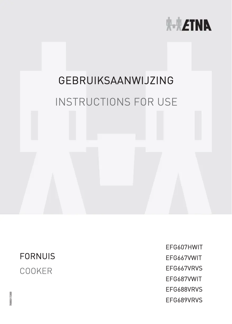 Imagen de la primera página del manual del dispositivo EFG688VRVS