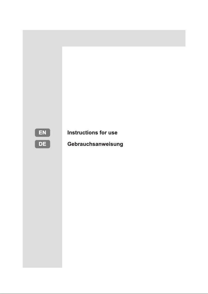 Imagen de la primera página del manual del dispositivo KRIE 500 A++