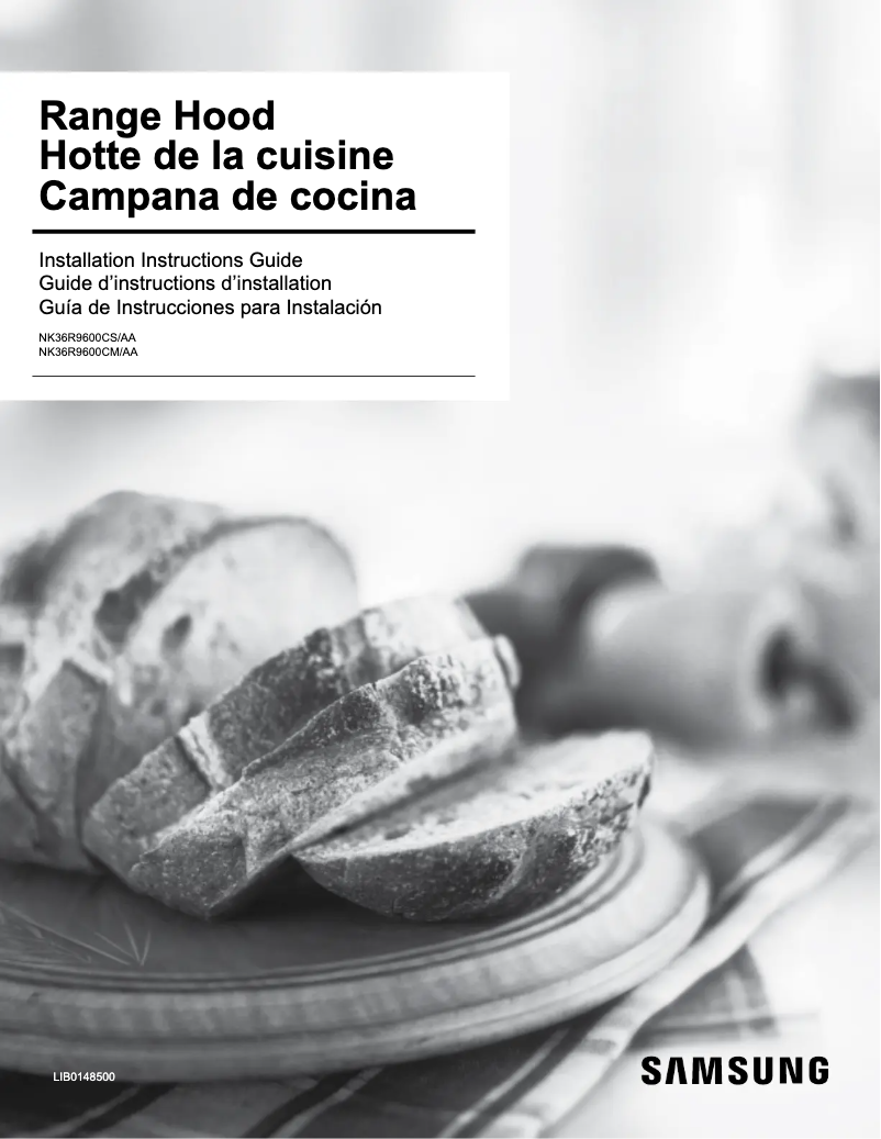 Imagen de la primera página del manual del dispositivo NK36R9600CM