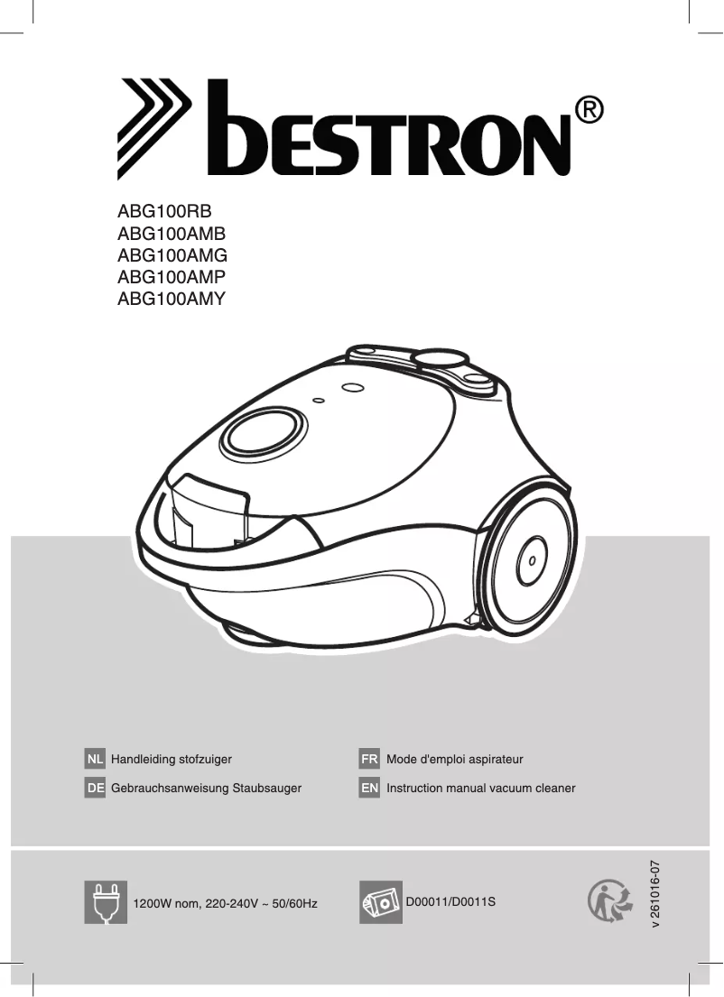 Imagen de la primera página del manual del dispositivo Amigo ABG100AMP