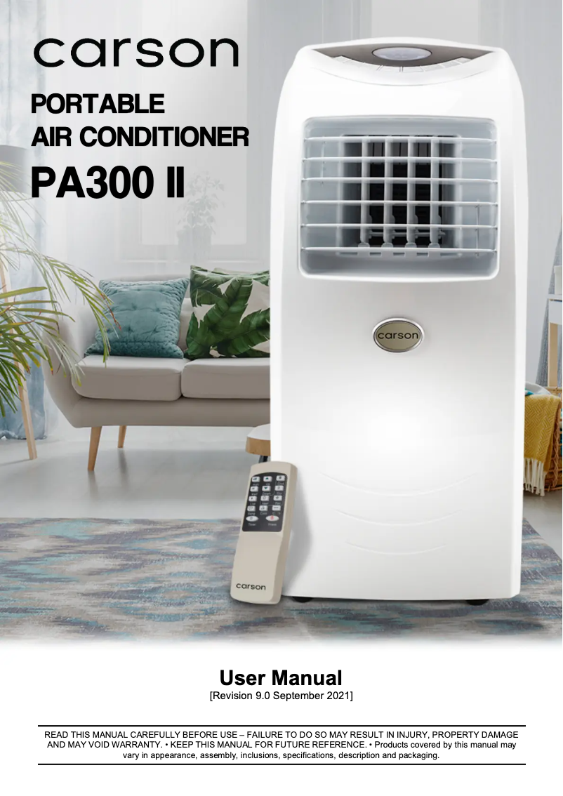 Página 1 del manual Manual de usuario Carson PA300 II