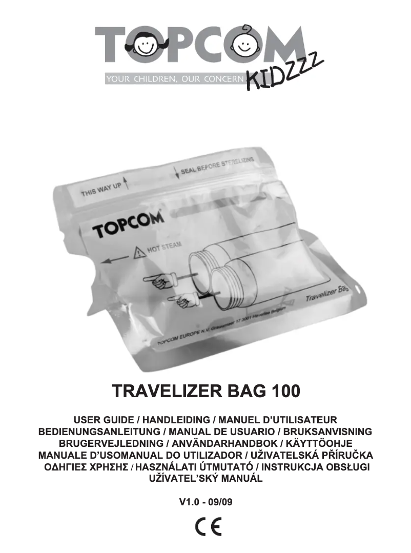 Página 1 del manual Manual de usuario Topcom Travelizer Bag 100