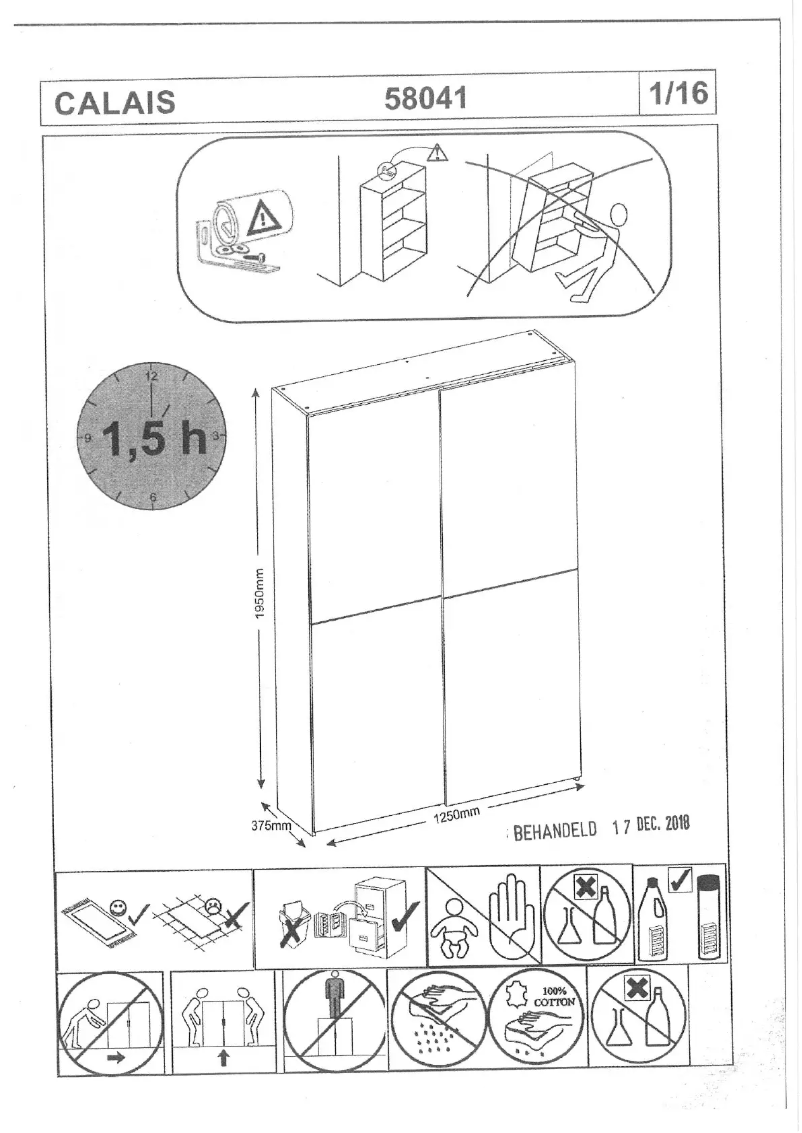 Página 1 del manual Manual de usuario Leen Bakker Calais