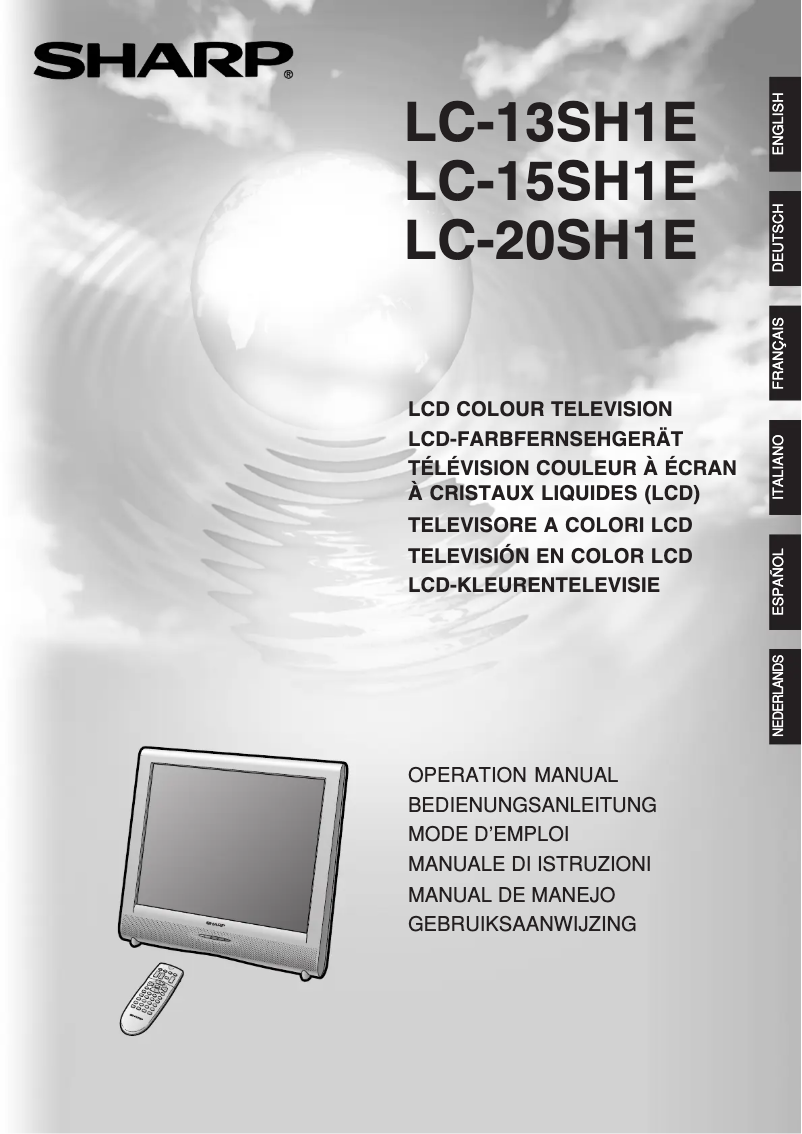 Imagen de la primera página del manual del dispositivo LC-20SH1E