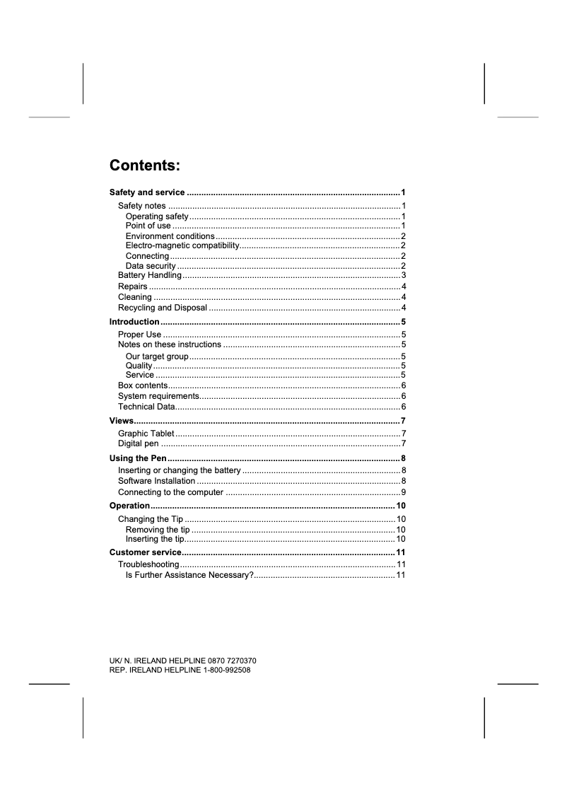 Imagen de la primera página del manual del dispositivo Life P82012 (MD 85637)