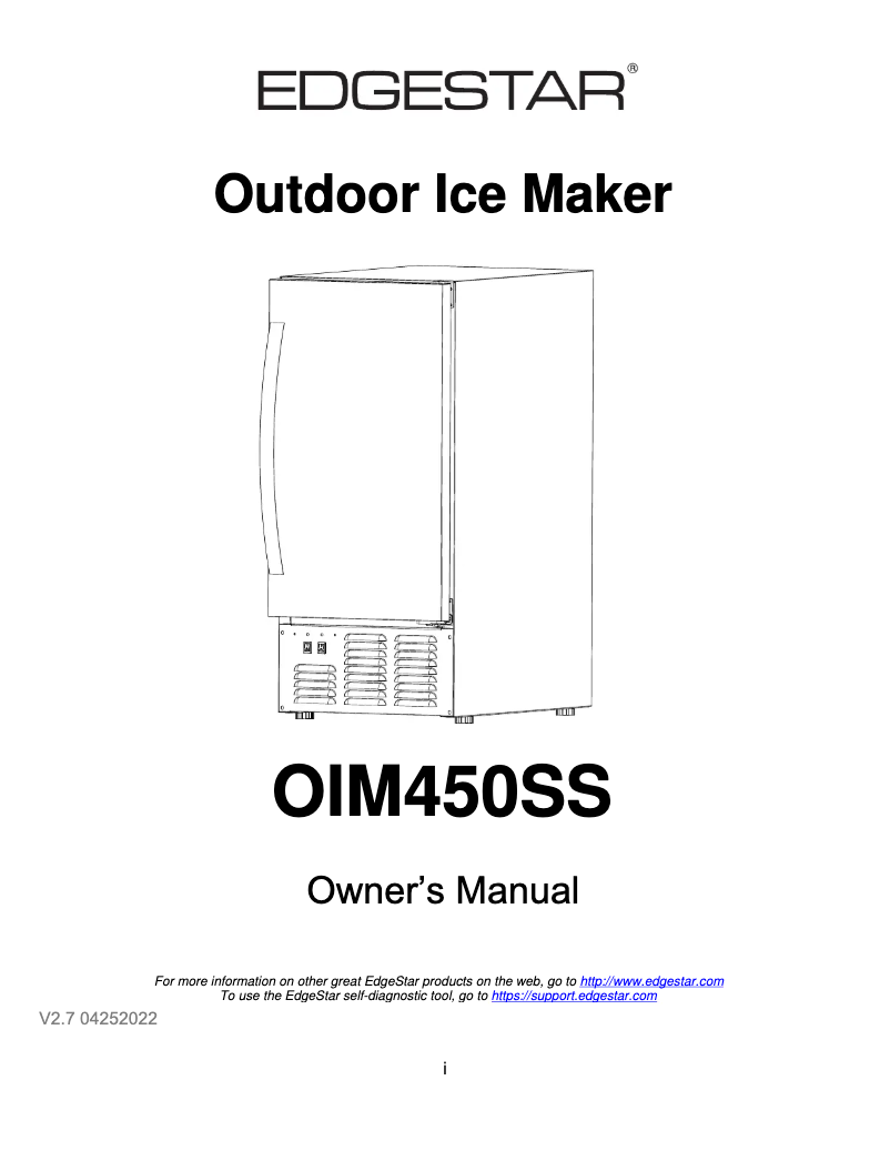 Imagen de la primera página del manual del dispositivo OIM450SS