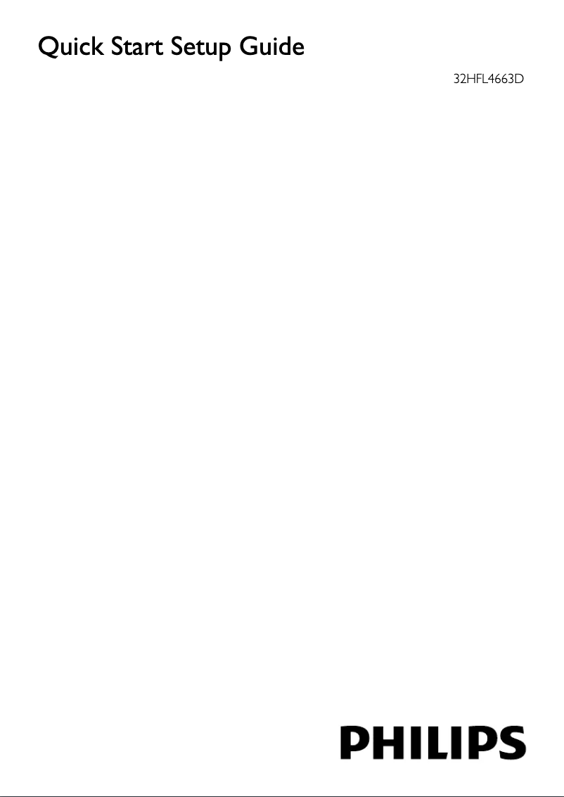 Imagen de la primera página del manual del dispositivo 32HFL4663D