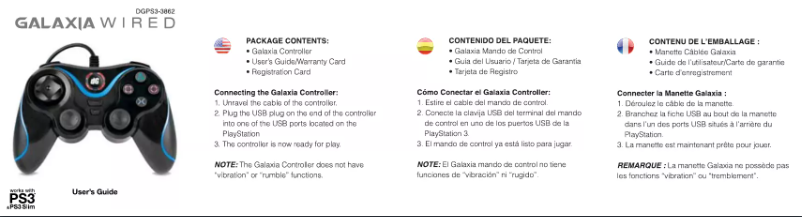 Imagen de la primera página del manual del dispositivo DGPS3-3862