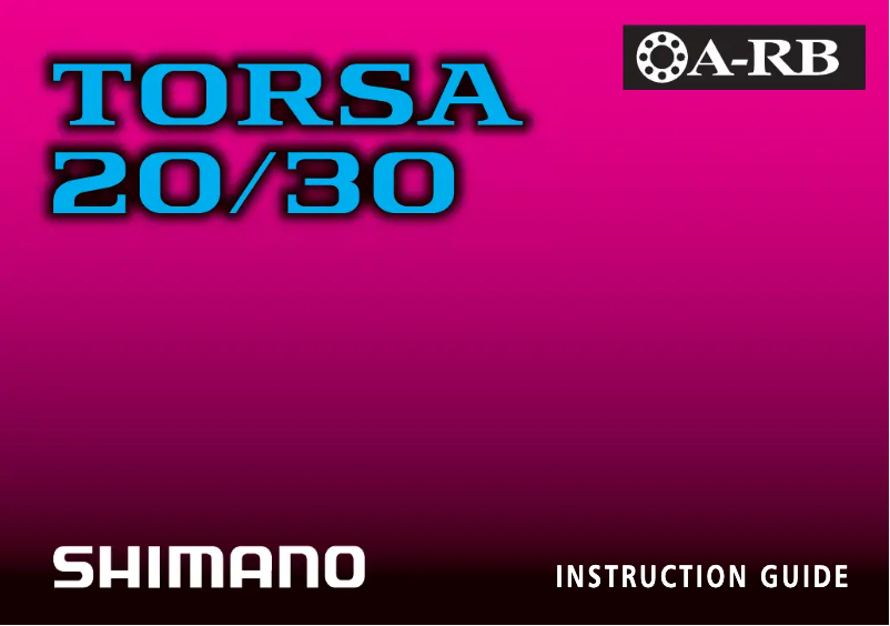 Página 1 del manual Manual de usuario Shimano Torsa 30