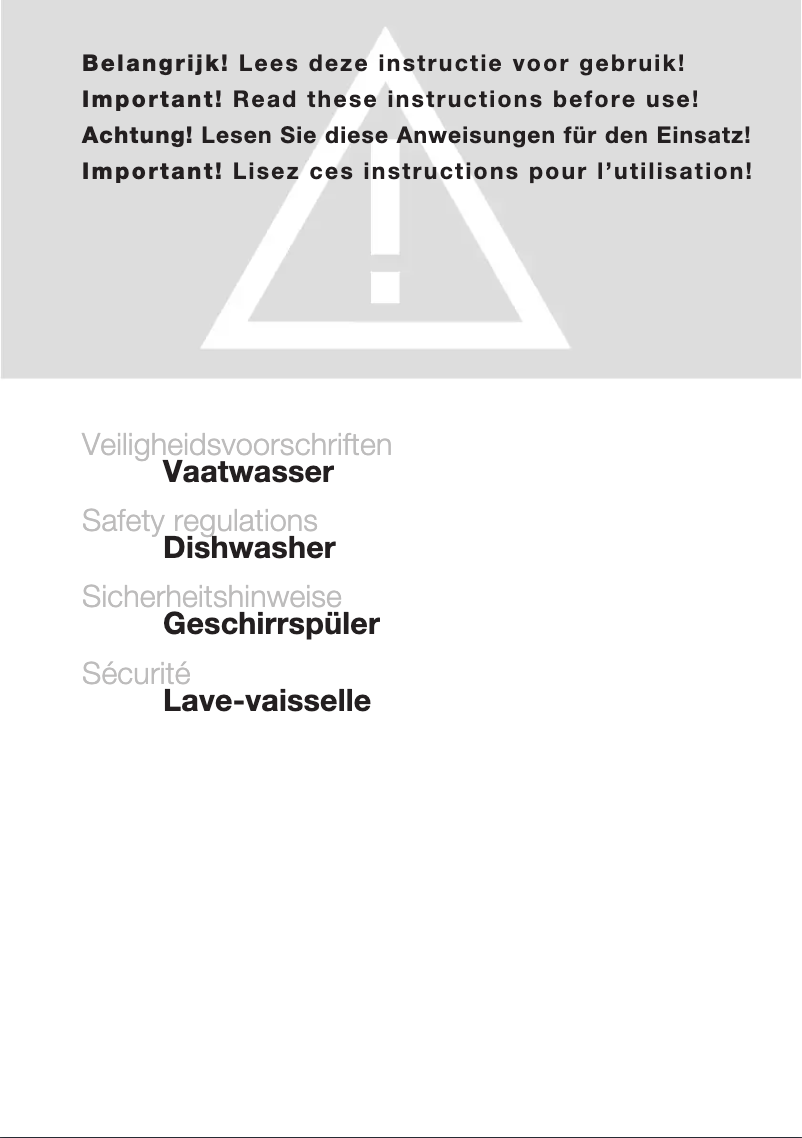 Página 1 del manual Manual de usuario Atag VA250J5U