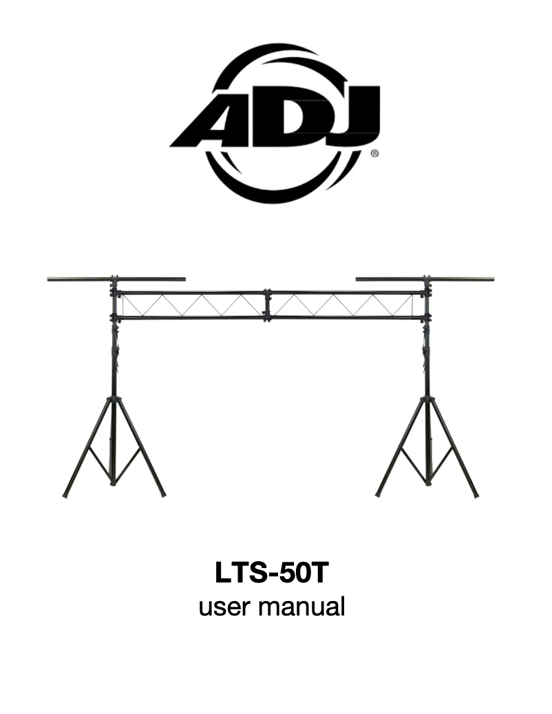 Imagen de la primera página del manual del dispositivo LTS-50T