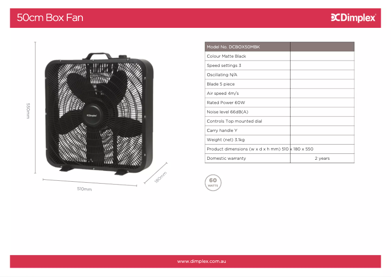 Imagen de la primera página del manual del dispositivo DCBOX50MBK
