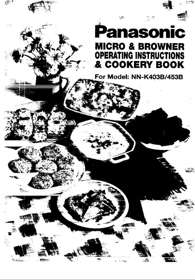 Imagen de la primera página del manual del dispositivo NN-K453