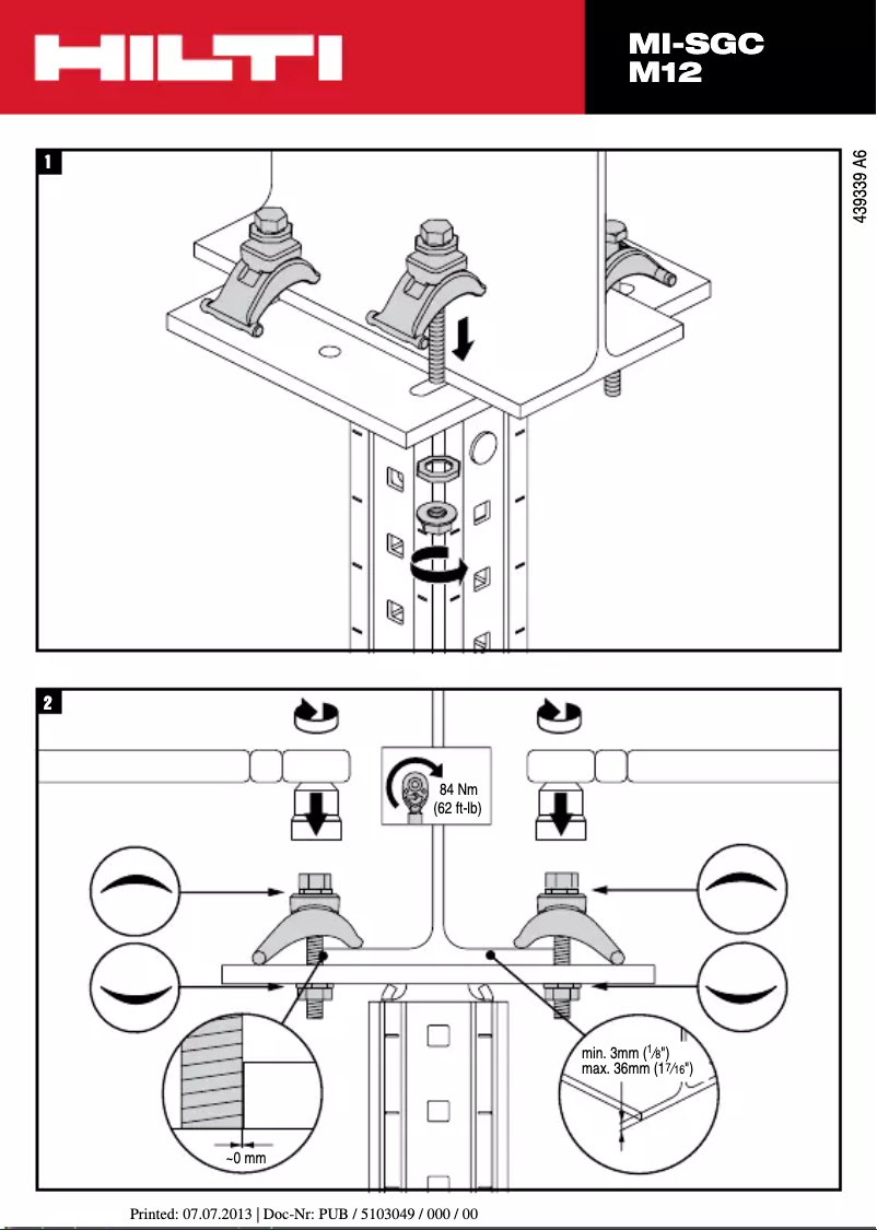 Imagen de la primera página del manual del dispositivo MI-SGC M12