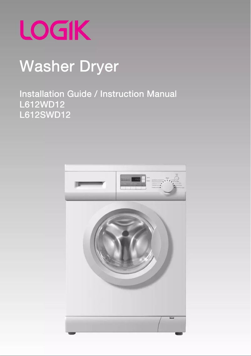 Imagen de la primera página del manual del dispositivo L612SWD12