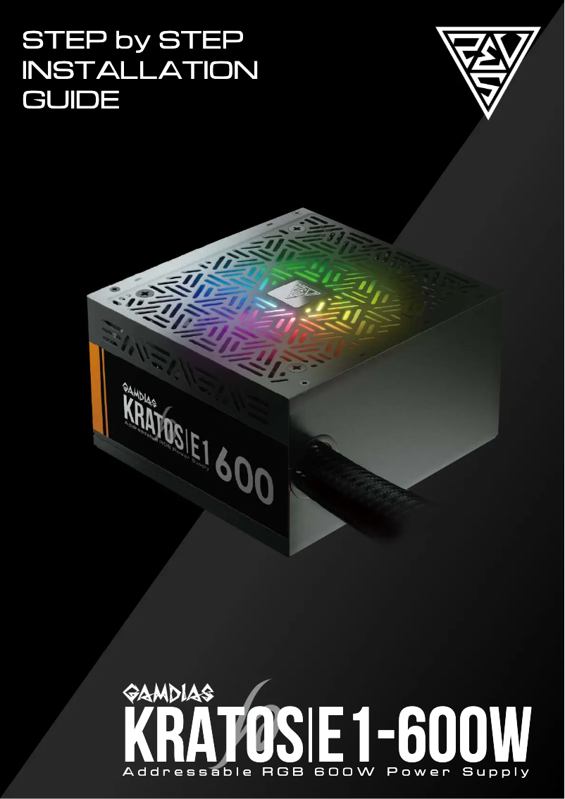 Página 1 del manual Manual de usuario Gamdias KRATOS E1-600W