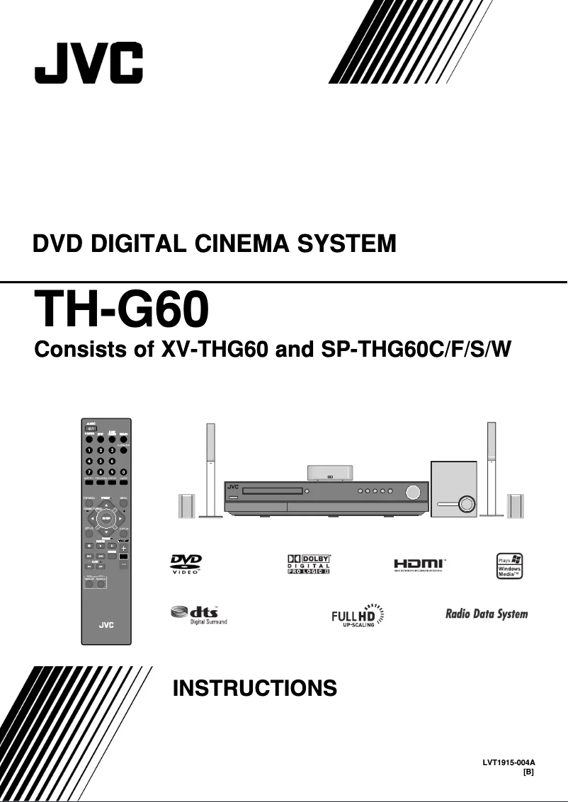 Imagen de la primera página del manual del dispositivo TH-G60