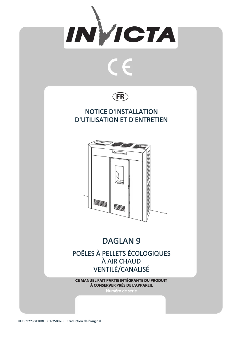 Imagen de la primera página del manual del dispositivo Daglan 9