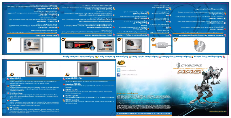 Imagen de la primera página del manual del dispositivo Cyborg M.M.O 7