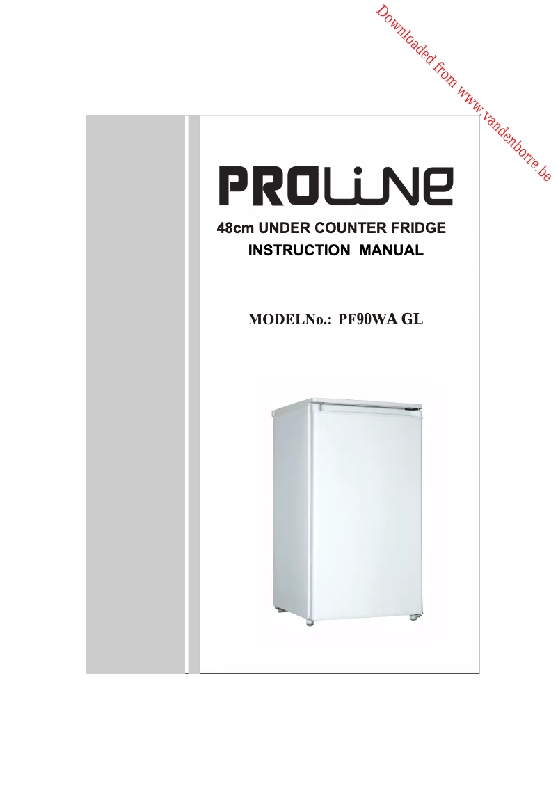 Página 1 del manual Manual de usuario Proline PF90WAGL