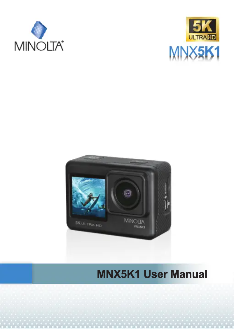 Página 1 del manual Manual de usuario Minolta MNX5K1