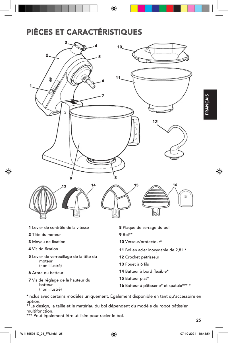 Página nº 1 - Manual de usuario KitchenAid Classic 5K45SSEOB