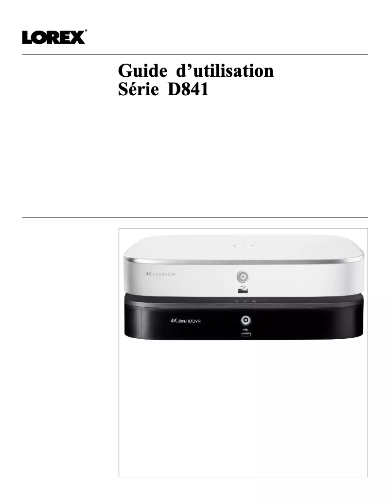 Imagen de la primera página del manual del dispositivo D841