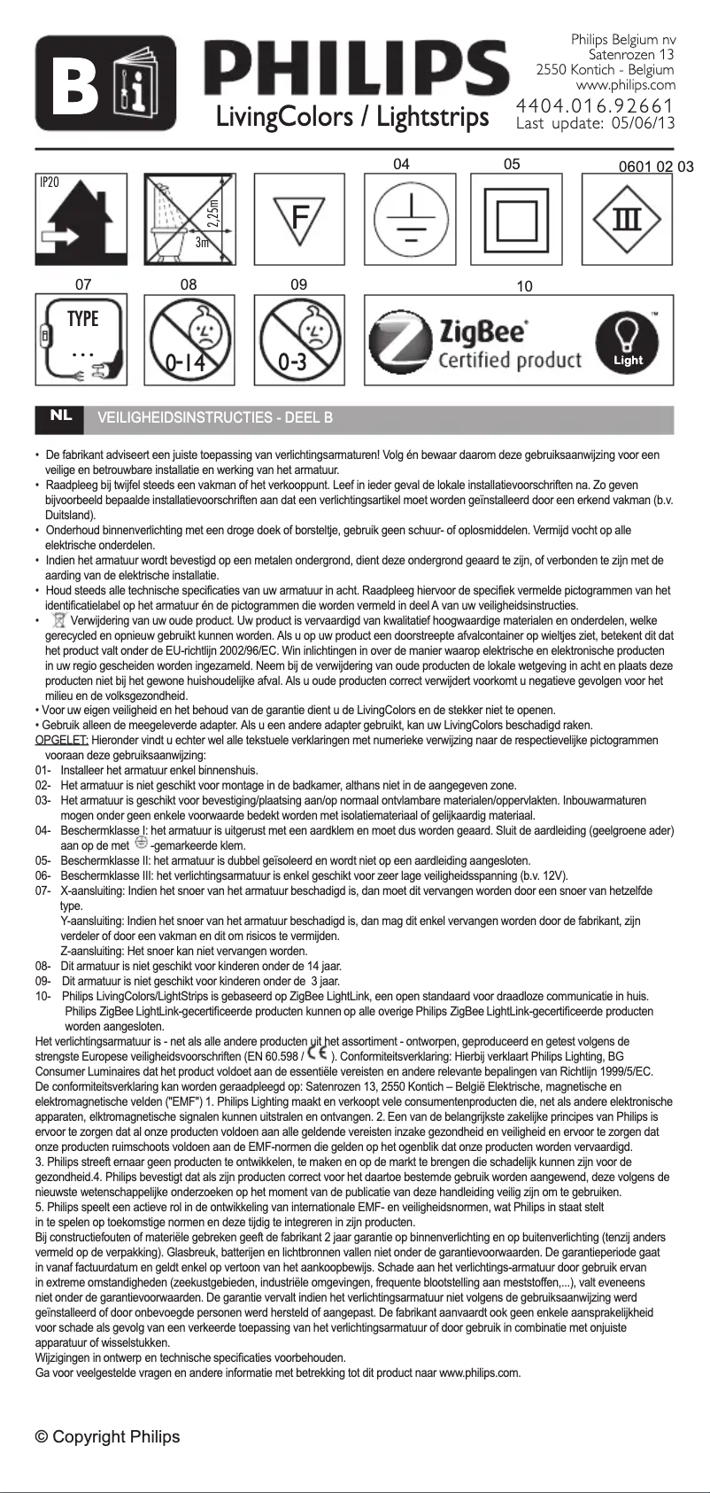 Imagen de la primera página del manual del dispositivo 7299355PH