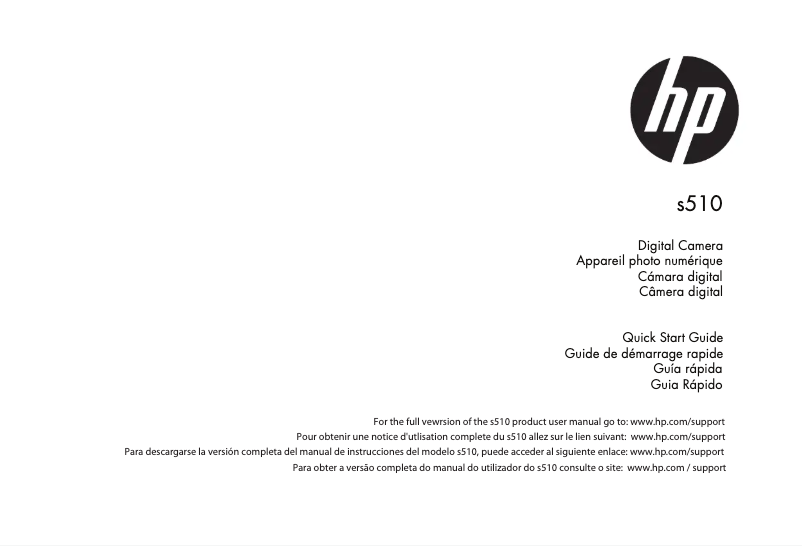 Imagen de la primera página del manual del dispositivo s510